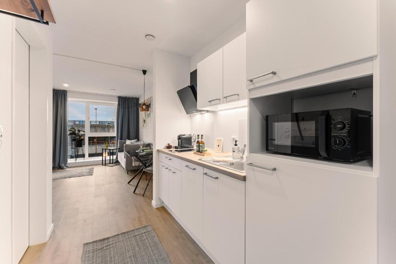 Modernes Apartment Am Gleispark Oldenburg Dış mekan fotoğraf