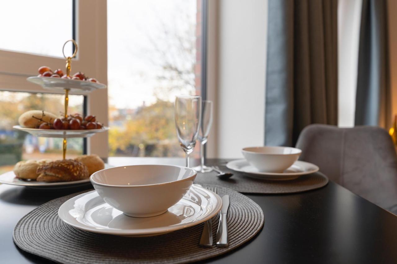 Modernes Apartment Am Gleispark Oldenburg Dış mekan fotoğraf